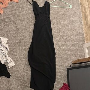 Amazon Essentials Black Backless Dress